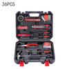 19/43/120 Piece Hand Tool Kit Set with Toolbox MultiFunctional Household DIY Tool Set with Screwdriver Hammer Wrench Pliers Tape