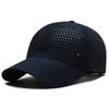 Summer Mesh Baseball Cap Solid Color Breathable Sun Hat Quick Dry Sun Protection Peaked Cap