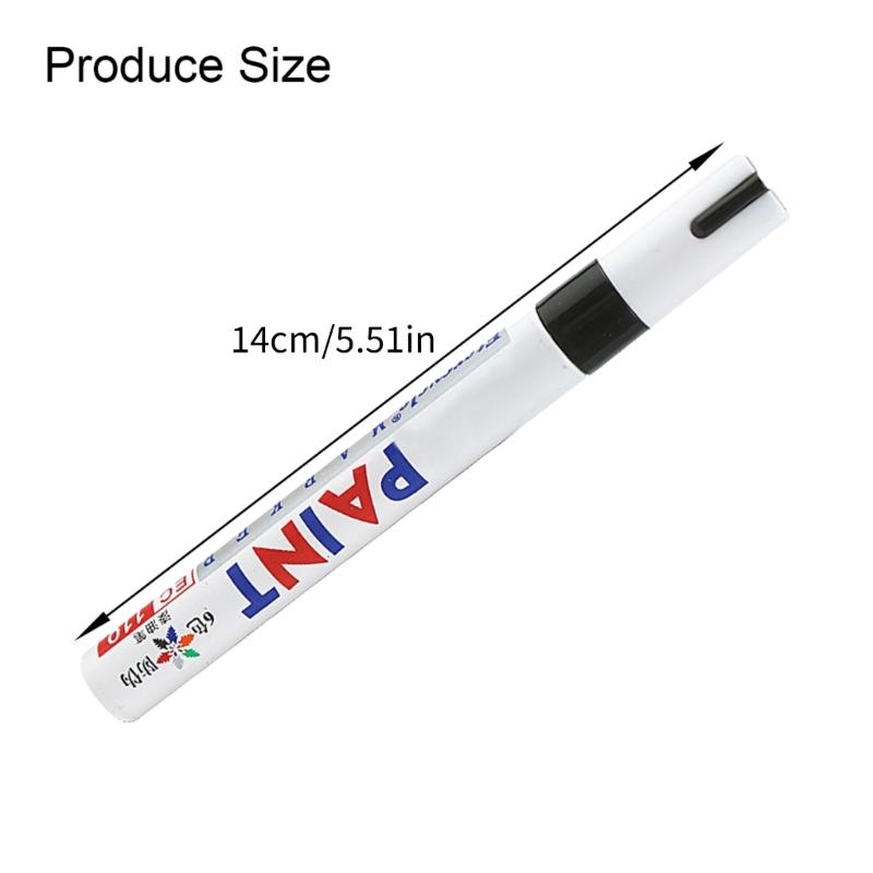 12 Pcs Permanent Paint Markers Oil Based Paint Pen Quick-Drying Permanent Marker for Plastic Cardboard Wood Metal Canvas