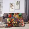 Metroids Hero Game  Blanket  Warm Soft  Plush Bedding Throws For Couch Chair Sofa Bed Travel Office Flannel Bedspread Bed Cover