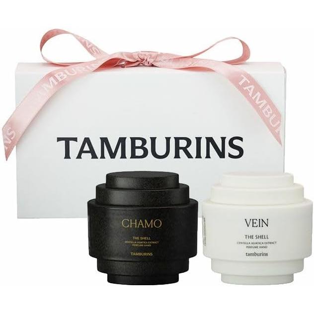 TAMBURINS Perfume Shell Hand Cream Mini Duo Set (CHAMO 15ml + VEIN 15ml) Hand Cream [Parallel Import]