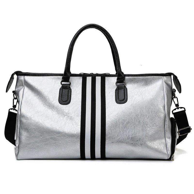 

Срібна стрічка Дорожня сумка з відділенням для взуття - Велика місткість для бізнесу, фітнесу, посадки та йоги чорний