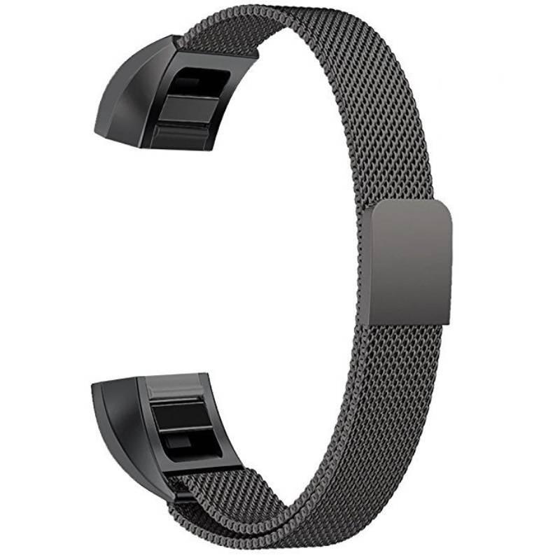Bandă Elegantă din Plasă Metalică Buclă Milaneseă Pentru Fitbit Alta Curea Magnetică din Oțel Inoxidabil
