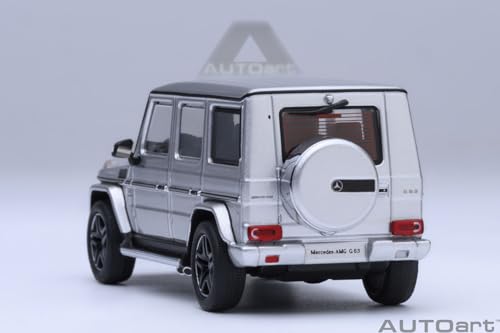 AUTOart 1/64 Scale Mercedes-AMG G 63 2017 (Silver) Finished Product 20114