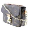 Louis Vuitton Micro Metis Shoulder Bag M81267 Brown Monogram Canvas Women Used
