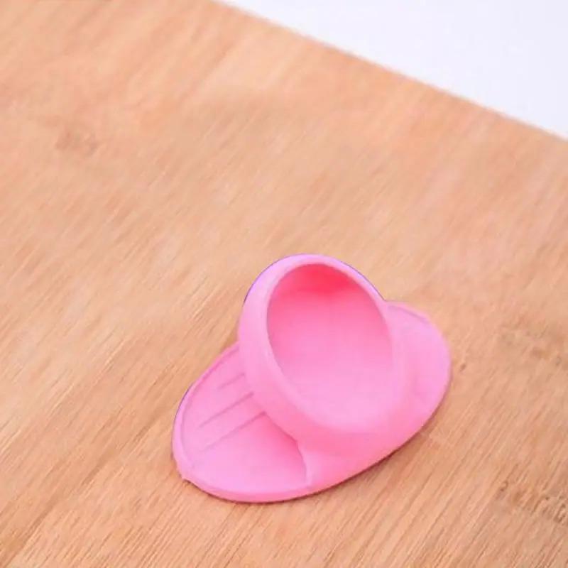 Kitchen Silicone Insulated Finger Cots Thickened High Temperature Resistant Anti-Scalding Gloves Microwave Oven Dishware Clips