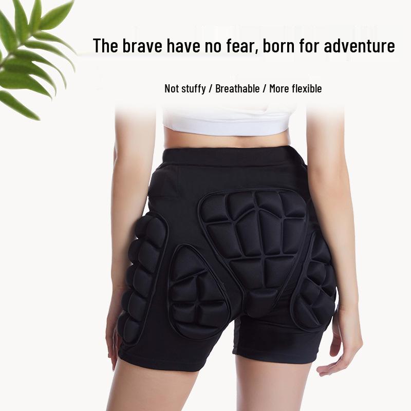 Children's Skiing and Skating Hip Protection Pants with Knee Pads – Anti-Fall, Thickened Sports Gear for Rollerblading and Ice Boarding.