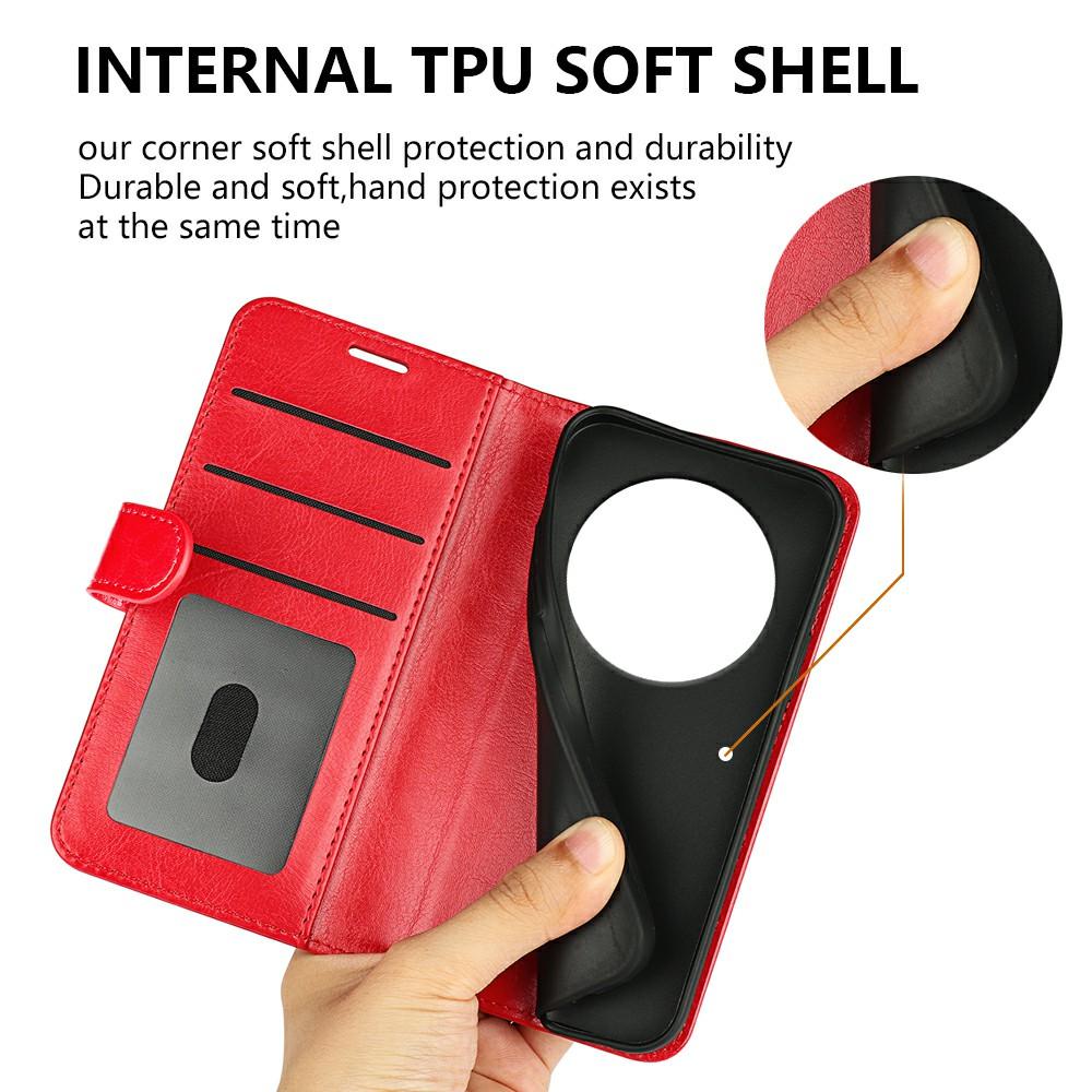 For Xiaomi Poco C75 4G/Redmi 14R 5G/14C 4G Wallet Case Crazy Horse Texture Stand Leather Phone Cover