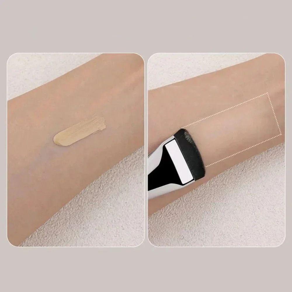 Bare Skin Koreansk Foundationbørste Koreansk Concealerbørste Flat Hode Sminke Ansiktsmaske