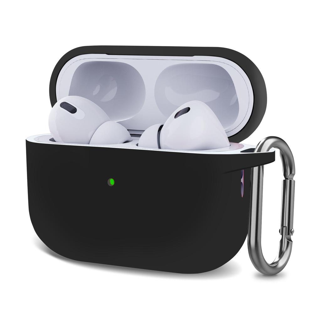 Suitable for AirPods Pro2 Apple 2026 Bluetooth Headset Silicone Solid Color One-piece Thickened Protective Case