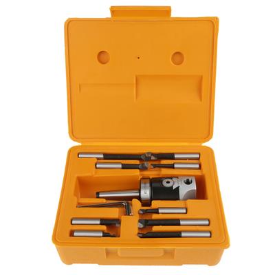 1 Set Fräsmaschine Zubehör MT2 M10 F1 12 50mm Bohrkopf Mit 9 stücke 12mm Bohrstangen