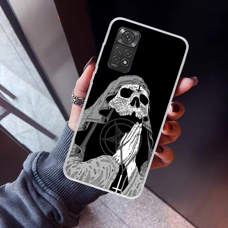 Satanic Goat Satan Devil Phone Case For Xiaomi Redmi Note 15 14 14S 13 12S 12 Pro Plus 11S 11 10S 10 4G Cover 11E 11T 5G Print F