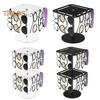360 Degrees Rotating Sunglasses Organizer Single/Dual Layer Clear Acrylic Glasses Storage Rack Space Saving Heavy Duty Eyewear Display Stand Holder