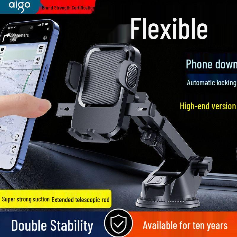 Rotatable Shockproof Car Dashboard Phone Holder with Suction Cup