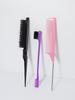 3 pieces/set styling comb set teasing comb triple teasing comb mouse tail comb edge brush hair salon tool set