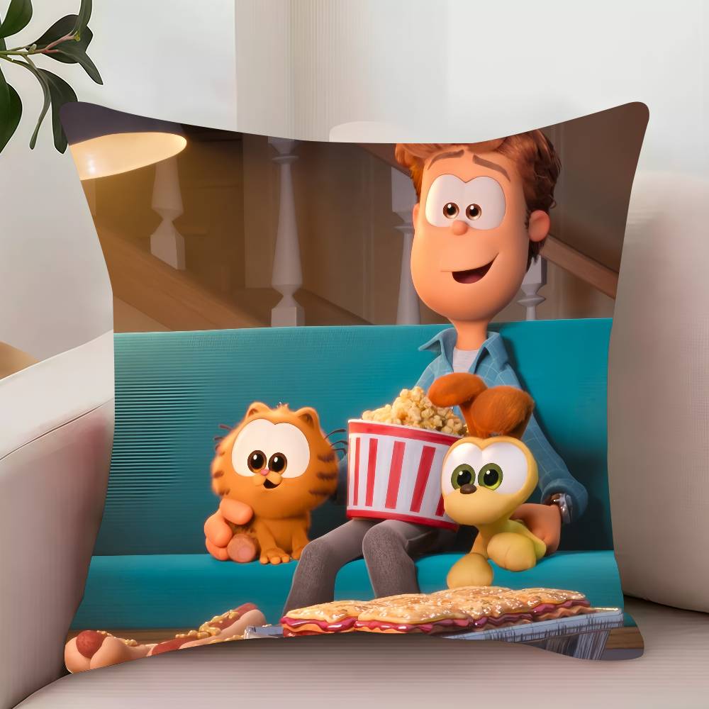 MINISO The G-GarfieldS Movie Pillow Case Decor Protective Covers Comfortable soft for Sofa Living Room Home office