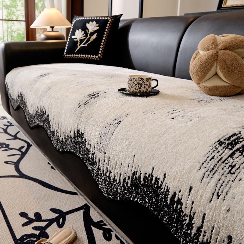 Strictly Selected Four-Season Universal Special-Shaped Sofa Cushion, New Non-Slip Straight Row Irregular High-End Sofa Seat Cushion Cover