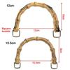 New Detachable Bamboo Purse Handles With Buckle 15.5CM Bamboo Bag Handles Bag Accessories Handbags