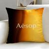classic skincare brand Aesop Cushion Cover Soft & Easy-Wash Pillow Case – Versatile for Couch, Bed, Travel and Office
