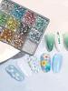 12Grids(6000pc) 3D Resin Nail Art Rhinestones+Tools 2mm Brilliant Diamond Nail Charms DIY Clothes Phone Case Manicure Accessory