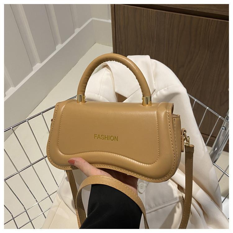 Trendy Urban Minimalist Shoulder Bag With Contrasting Stitching Details In Multiple Colors