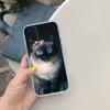 PP22 Cute Siamese Cat Phone Case for LG K22 K30 K40 K40S K41 K42 K50 K50S K51 K51S K52 K61 K62 K71 K92 Q60 Q61 V40 V50 V60