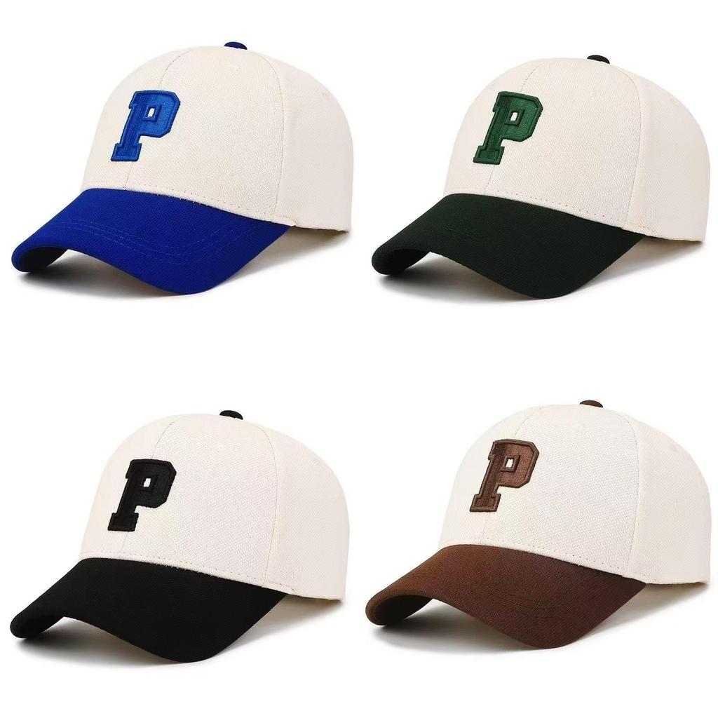 Classic Letter Embroidered Baseball Cap With Sun Protection For Summer Casual Wear