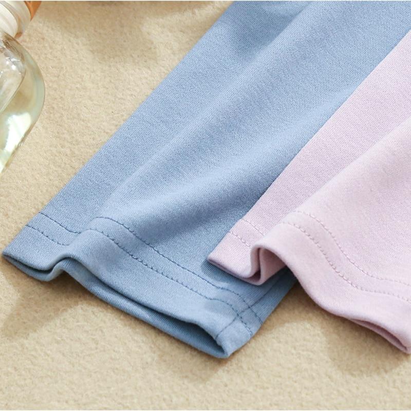 Johnature Einfache Feste Farbe Frauen Tops Casual Lose Volle Hülse Baumwolle Render Weibliche T-shirts