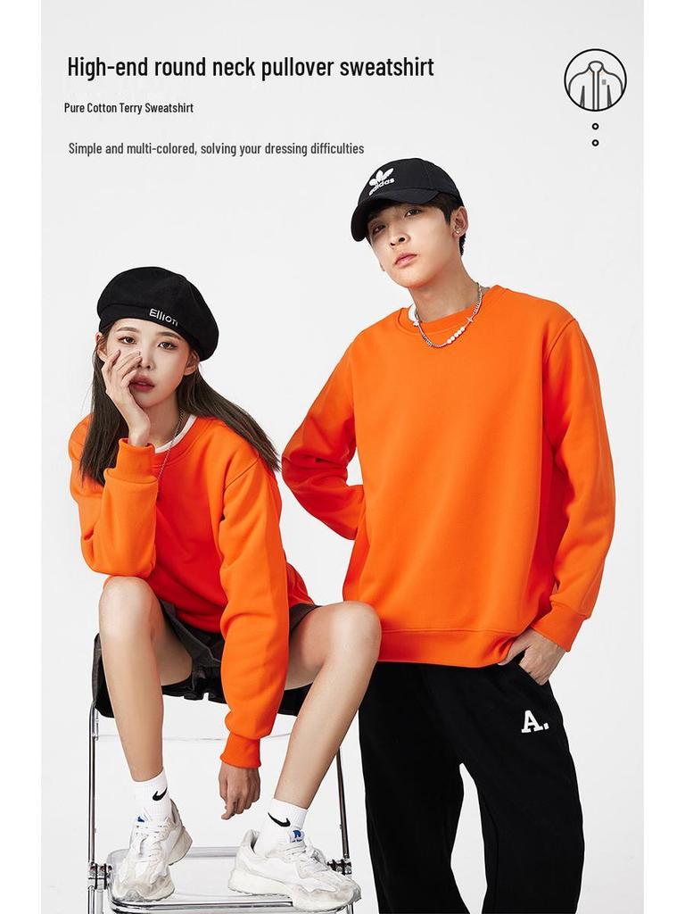 Custom Embroidered Team Sweatshirt - Long Sleeve Workwear for Autumn/Winter