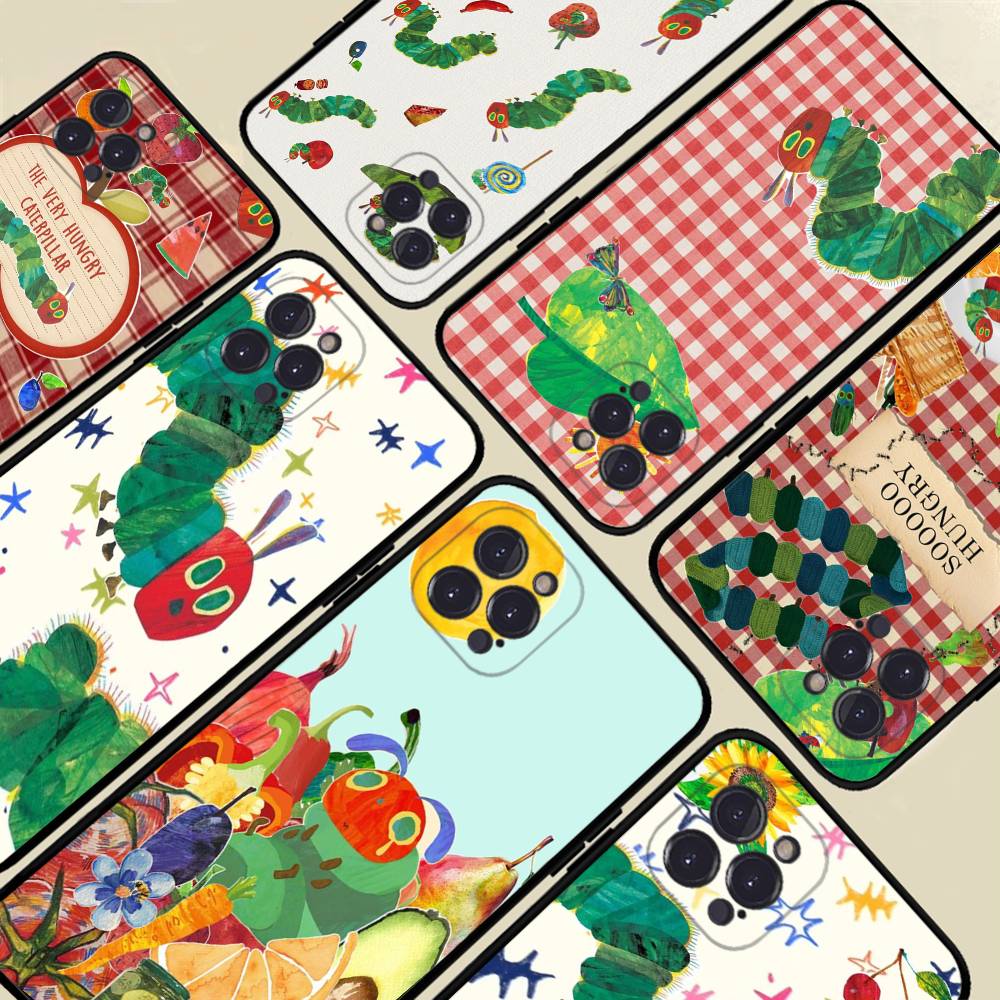 The Very Hungry Caterpillar Phone Case For IPhone 17 16 15 14 13 12 Mini 11 Pro Plus Soft Silicone Cover