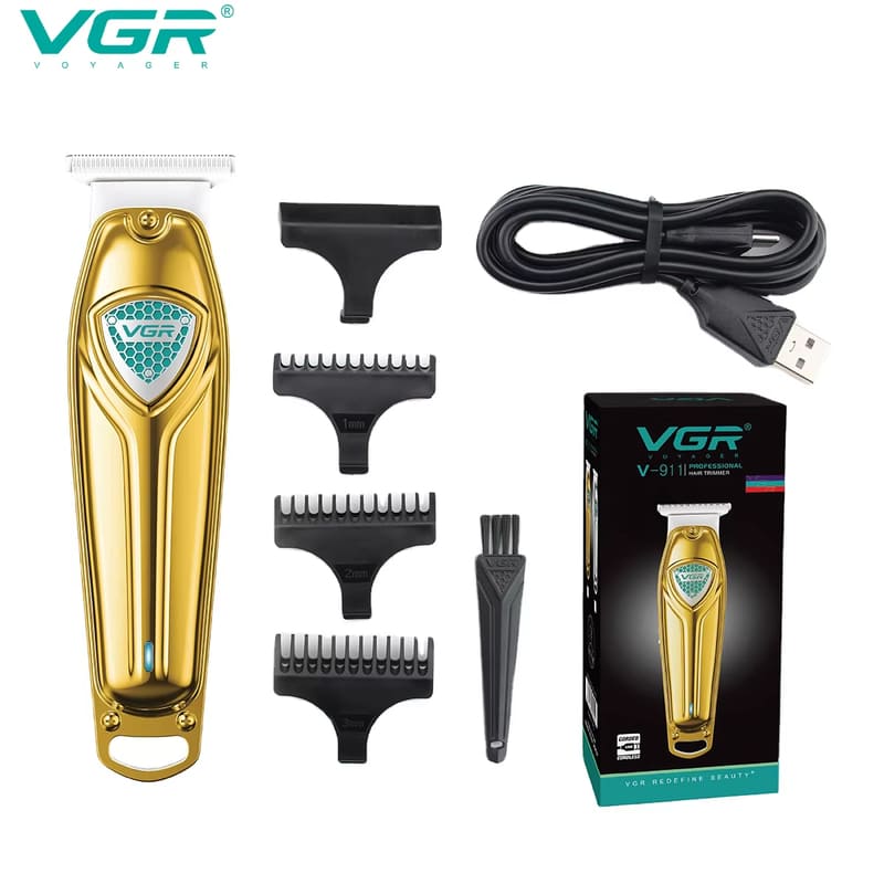 New Electric Hair Clipper with Carved Pattern USB Rechargeable Long-lasting Oil Head Electric Hair Clipper Stainless Steel Washable Blade Hair Clipper