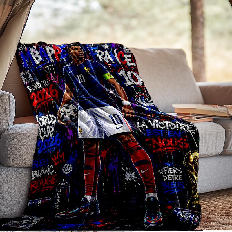 Mba-ppe's France Glory Blanket Lightweight Ideal Bedding Blanket Perfect for Travel, Camping, Living Rooms, Offices, Sofas, Fan Christmas gift