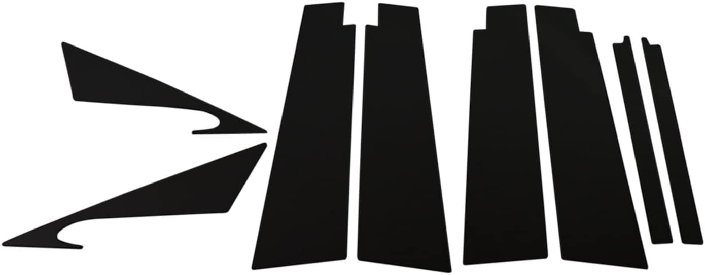 

BRIGHTZ Finish Stainless Steel Black Plated Pillar Panels for Skyline and V36 Ultra-Mirror V36, CKV36, KV36, NV36, PV36, 4-Door (8-Piece Set) чёрный