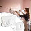Outdoor Retractable Clothesline Wall Jackets Drying Lines Space-Saving Adjustable Clothesline For Backyard Bedroom Apartment