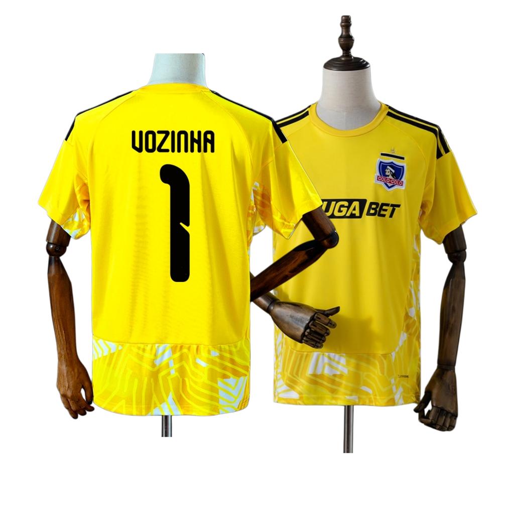 2026 Vozinha #1 Pánské Dámské Colo-Colo Krátký Rukáv Síťovaný Fotbalový Dres, Y2K Sportovní Fanoušek Streetwear Volné Sportovní Tričko Rychleschnoucí Tričko