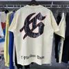 Godspeed American High Street Loose Teen Couple Crew Neck Pullover Casual Commuter ins Short Sleeves