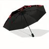 1pc Dragon Phoenix Automatic Open 8-Rib Windproof Umbrella, Travel & Commuting, Suitable for All Seasons, Lightweight Portable 147