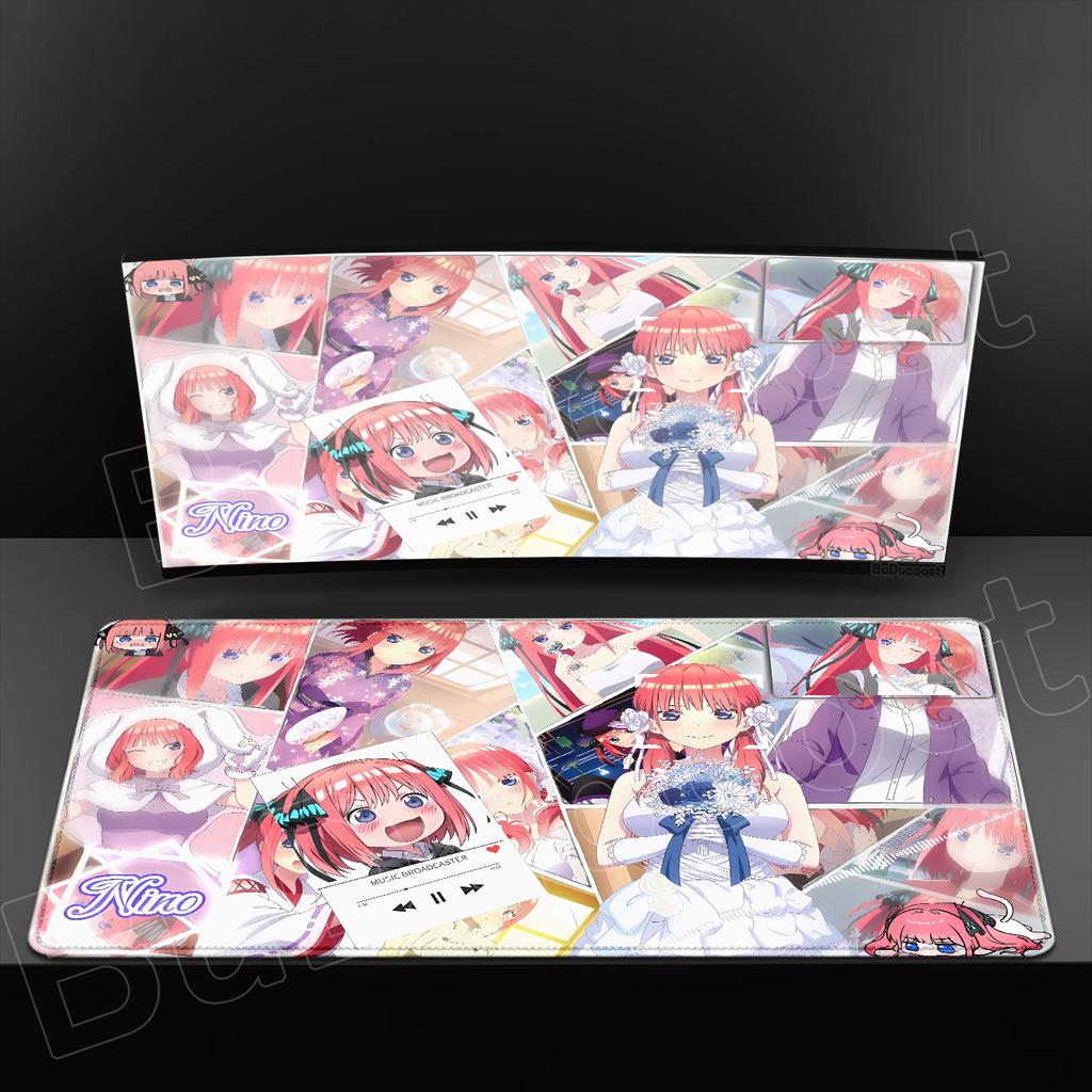 Hd Printing Quintessentials Quintuplets Mouse Pad Computer Gamer Locking Edge NonSlip Mouse Pad Anime Girl Keyboard Pc Desk Pad