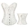 Palace Shapewear Strapless Waist Slimming Sexy Jacquard Corset Dress Wear Tight Fishbone Bra