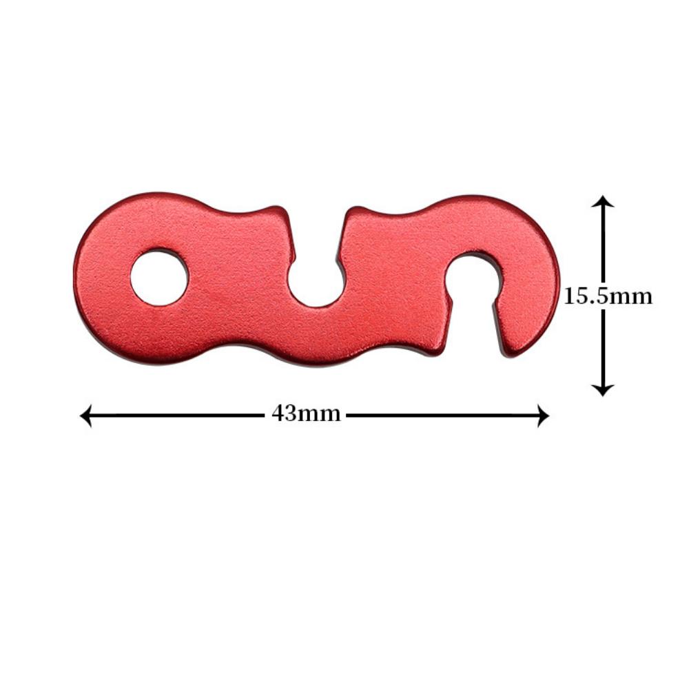 10pcs Ultralight Aluminum Guyline Cord Adjuster for Tent Camping Hiking Backpacking Outdoor Activity