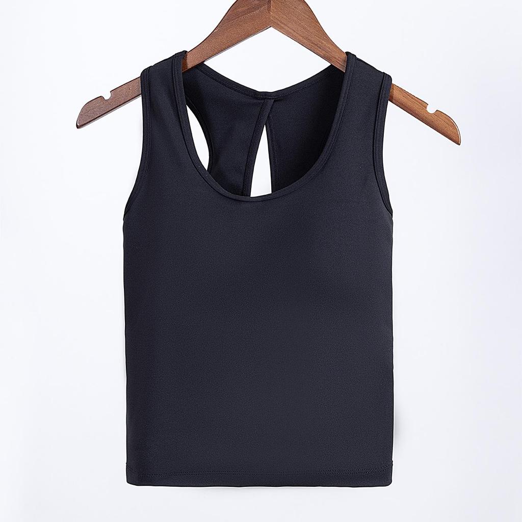 Hollow Back Yoga Top with Built-in Bra BX307