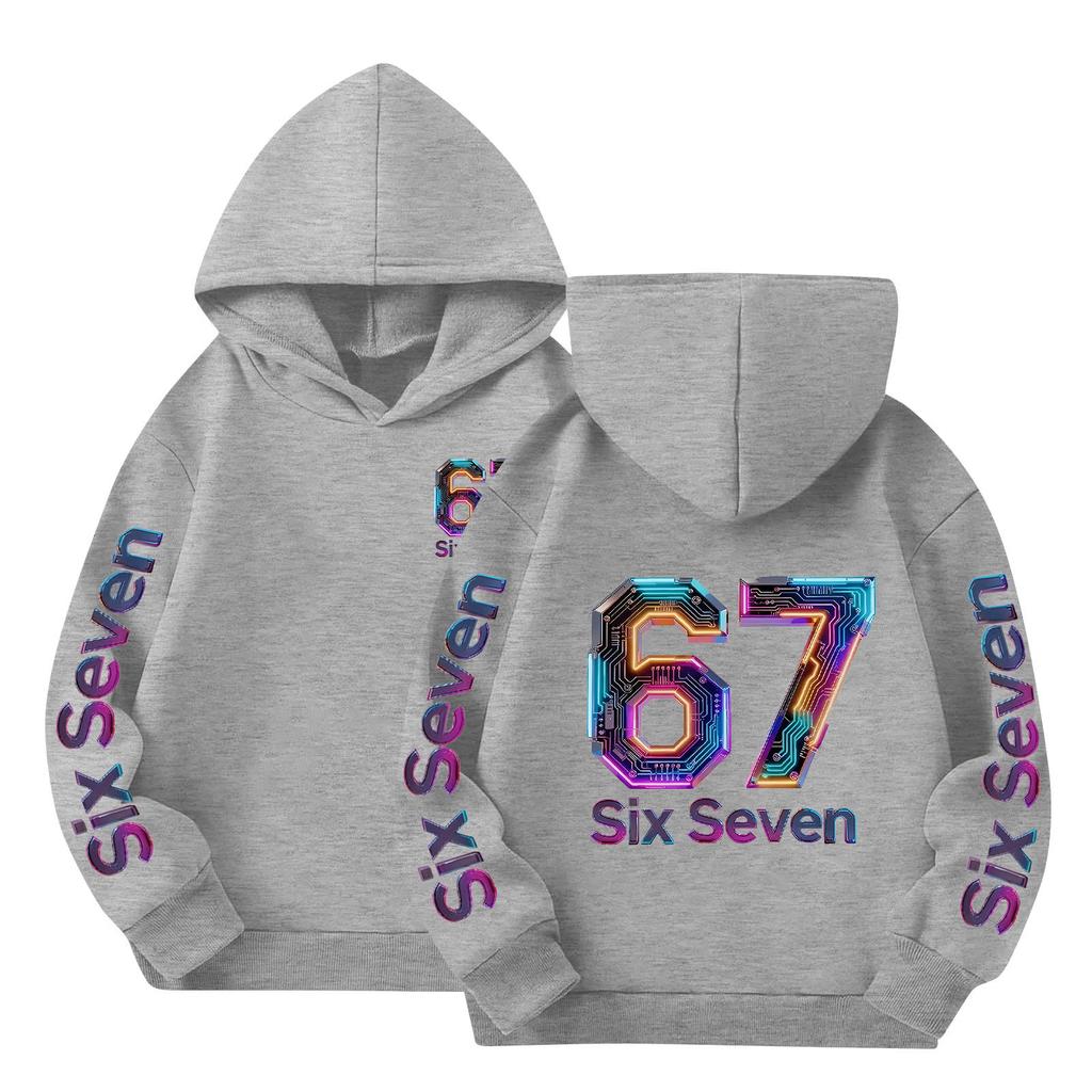 Chlapecká tištěná mikina s kapucí a dlouhým rukávem, ležérní sportovní pohodlná mikina