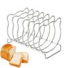 Toast Holder Rack Stainless Steel Cooking Rack Versatile Use As Toast Stand Bread Rack For Baking Grid Pizza Plate Grill Pot