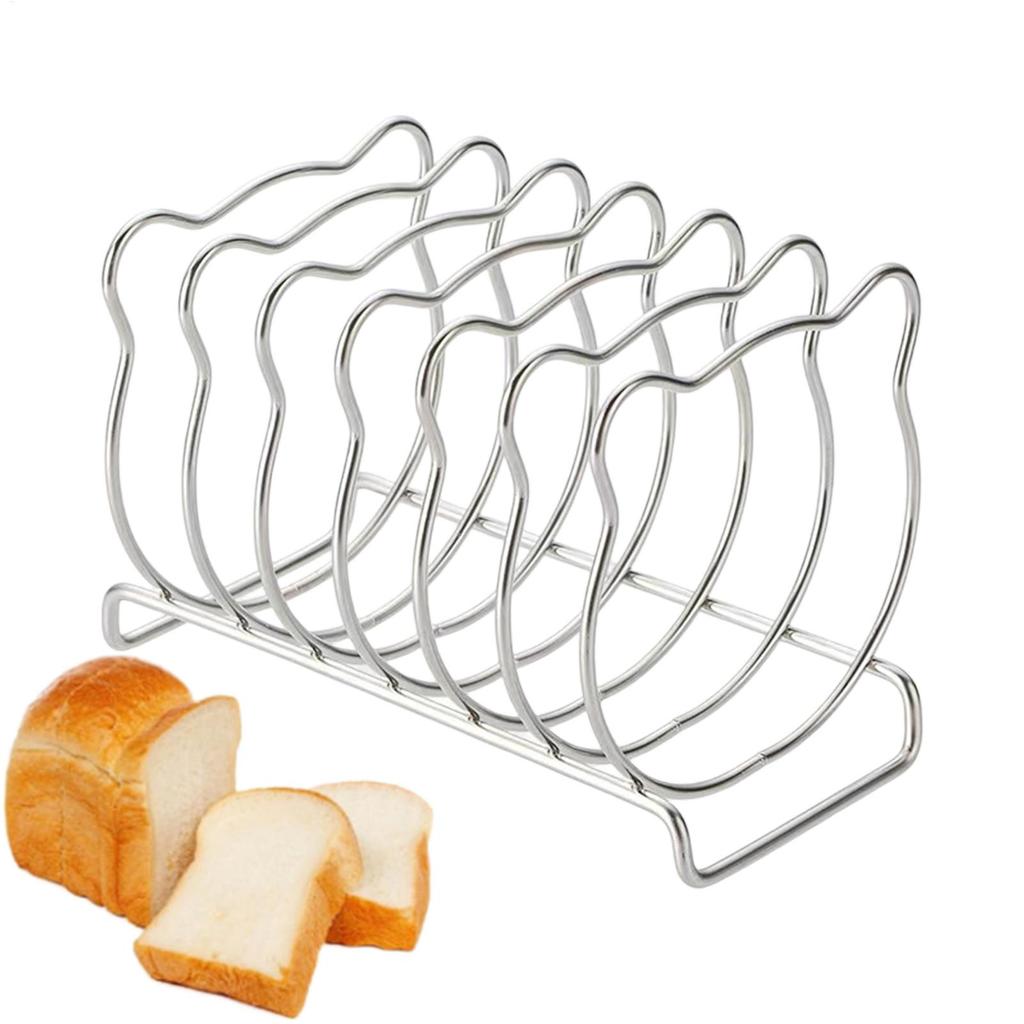 Toast Holder Rack Stainless Steel Cooking Rack Versatile Use As Toast Stand Bread Rack For Baking Grid Pizza Plate Grill Pot