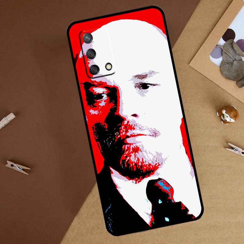 Lenin Soviet Union Flag For Oppo A60 A40 A80 A74 A94 A54 A18 A38 A58 A78 A98 A16 A76 A96 A15 A57S A17 A77 Phone Case