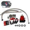 Universal Adjustable Fuel Pressure Regulator Guage Kit Oil Line 100PSI Guage Fpr AN6 Oil Hose Fitting EFI Engine Parts