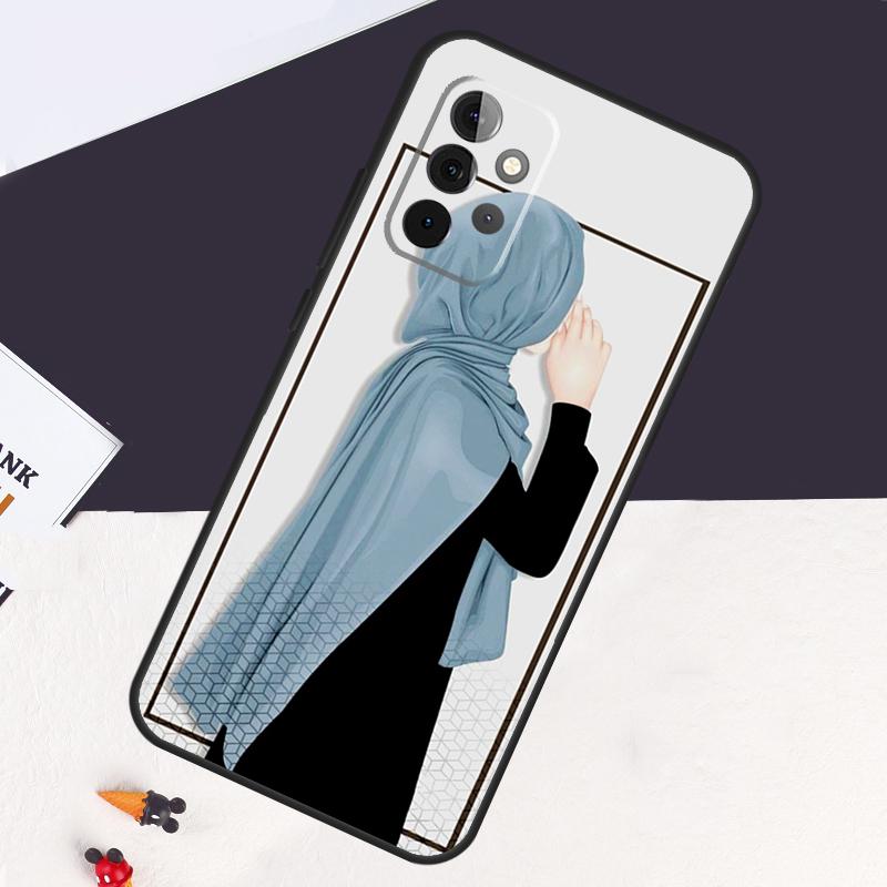 

Muslim Islamic Arabic Hijab Gril Case For Samsung Galaxy A54 A34 A14 A52S A12 A22 A32 A52 A50 A51 A71 A13 A53 A33 Cover Samsung A52