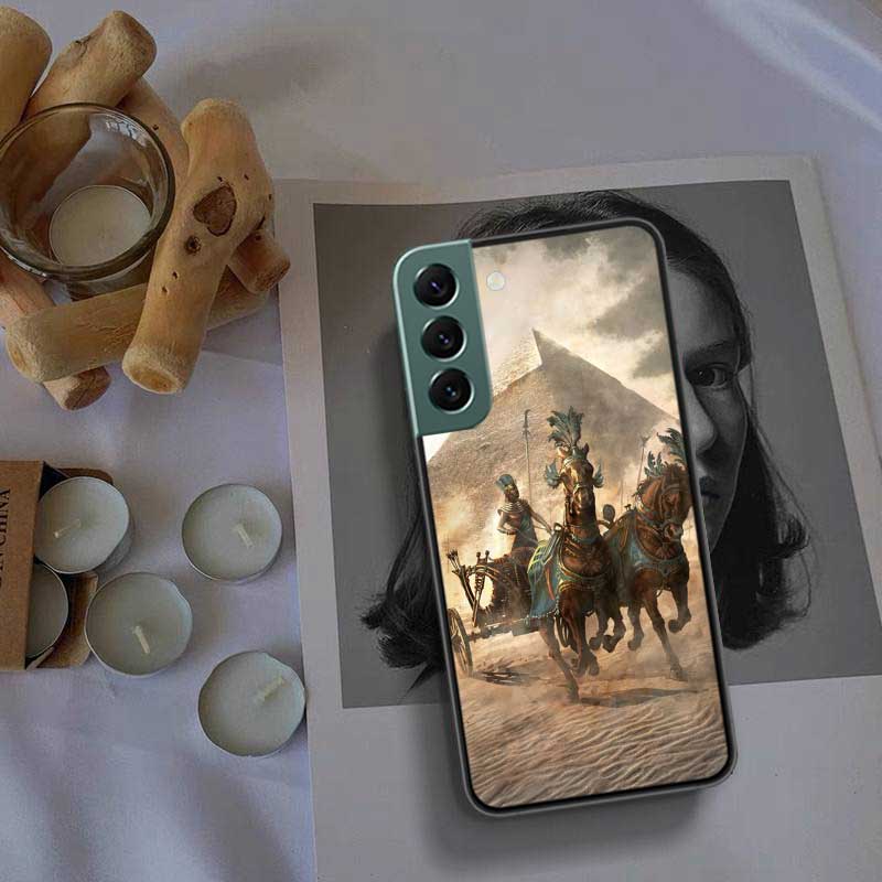 Egypt Pharaoh Phone Case For Samsung Galaxy A12 A22 A32 A42 A52 A72 A54 A34 A24 A14 A73 A53 A33 A23 A13 5G F52 F62 Cover Shell C