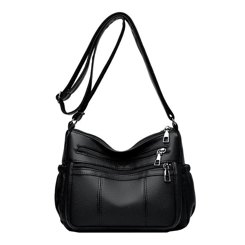 Large Capacity Bag, Women's High-end Feel, Multi Compartment Shoulder Bag, Commuting Crossbody Bag