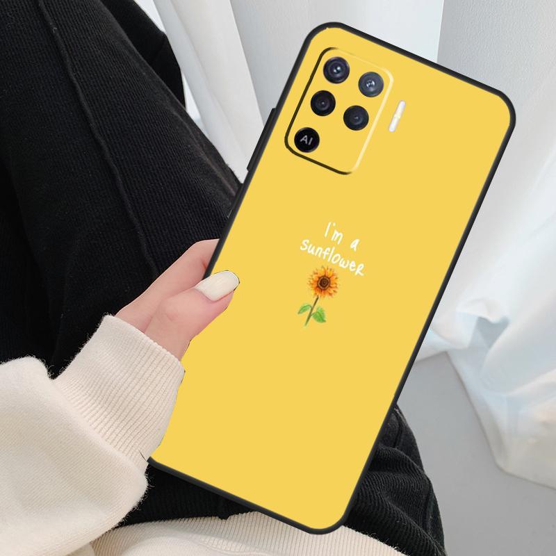 

Daisy Sunflower Floral Flower Case For Oppo A18 A38 A58 A78 A98 A80 A60 A40 A96 A76 A16 A94 A74 A54 A15 A17 A57 A77 A5 Pro OPPO A57s
